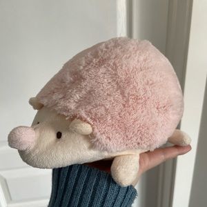 Little Jellycat pink Hedgehog rattle EUC